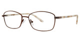 Genevieve Paris Design Eyeglasses Allison Mocha