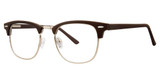 Modern Times Eyeglasses Classic Brown Matte/Gold