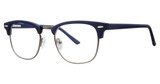 Modern Times Eyeglasses Classic Navy Matte/Gunmetal