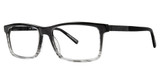 Elan Collection Eyeglasses 3718 Fade Black
