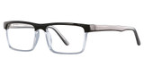 4U Eyeglasses US83 BLACK /CLEAR
