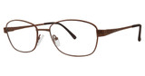 Modern Metals Eyeglasses Create brown
