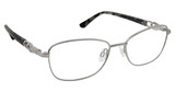 Superflex Eyeglasses SF-530 SILVER BLACK/1