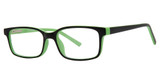 Limited Editions Eyeglasses 4TH AVE BLACK/GREEN/B/G