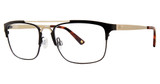 Randy Jackson Eyeglasses Randy Jackson Limited Edition X143 Black Gold/235