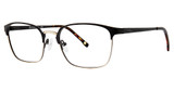 Randy Jackson Eyeglasses Randy Jackson 1096 Black/Gold/235