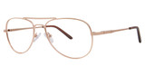 Modern Times Eyeglasses Timely gold