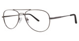 Modern Times Eyeglasses Timely matte gunmetal