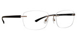 Totally Rimless Eyeglasses Accelerate(297) Black/BLCK