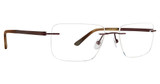 Totally Rimless Eyeglasses Command(298) Brown/BRWN