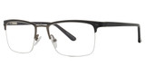 Deja Vu Eyeglasses 9026 Blsck/Gun