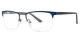 Deja Vu Eyeglasses 9026 Blue