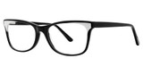 Vavoom/Vivian Morgan Eyeglasses 8102 Black/White