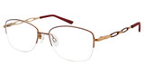 Titanium Eyeglasses CH 29201 BURGUNDY/BU