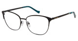 BETSEY JOHNSON Eyeglasses GLISTER BLACK/BLK