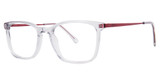 ModZ Eyeglasses Vallejo crystal/red
