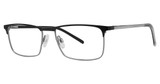 Modz Titanium Eyeglasses Integrity matte black/silver