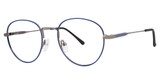 Modern Times Eyeglasses Convince navy/gunmetal