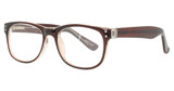 Smilen Eyewear Eyeglasses 3074 Brown Crystal