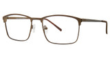 Times Square Eyeglasses Studio Matte Brown