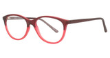 Smilen Eyewear Eyeglasses 3083 Matte Red Fade