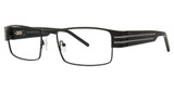 Times Square Eyeglasses Player Matte Black
