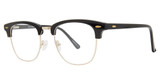 Times Square Eyeglasses Kingpin Gold/Black