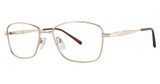 Modern Metals Eyeglasses Dame gold