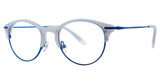 Original Penguin Eyeglasses The Dawson A-Fit Frosted Grey/GR
