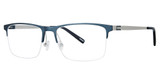 Jhane Barnes Eyeglasses Symmetric Steel/ST