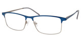 Eco Eyeglasses Innsbruck Steel blue / Silver/DBLS
