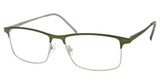 Eco Eyeglasses Innsbruck Grey green / Gun metal/GGUN