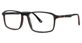 Shaquille O'Neal Eyeglasses Shaquille O'Neal 172Z Blk/Red/239