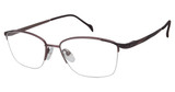 STEPPER Eyeglasses 50210 SI BURGUNDY F038/ROS