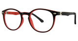 Value Eyeglasses METRO 54 black/red