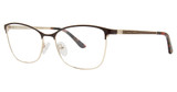Avalon Collection Eyeglasses 5083 Burgundy/Gold