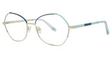 Avalon Collection Eyeglasses 5084 Gold/Blue/Turq