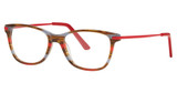 Vavoom/Vivian Morgan Eyeglasses 8107 Red/Brown