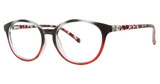 Modern Times Eyeglasses Browse black/burgundy fade