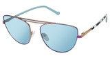 BETSEY JOHNSON Eyeglasses XTRA PURPLE/OIL