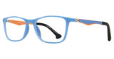 Global Optique Eyeglasses JR49 BLUE/ORANGE