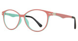 Global Optique Eyeglasses JR50 PINK/GREEN