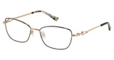 Tura Eyeglasses R582 black/rosegold/BLK