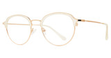 Global Optique Eyeglasses 1337 PEARL LIGHT WHITE