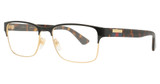 Gucci Eyeglasses GG0750O BLACK-HAVANA-TRANSPARENT/002