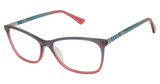 Nicole Miller Eyeglasses Saint Tropez VIOLET/ROSE/C03