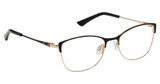 Superflex Eyeglasses SF-587 BLACK ROSE GOLD/S200