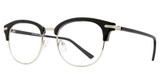 Affordable Designs Eyeglasses Tucker Black Silver