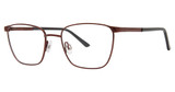 Modern Metals Eyeglasses Resist burgundy/black