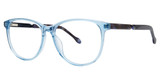 Genevieve Boutique Eyeglasses Engage blue crystal